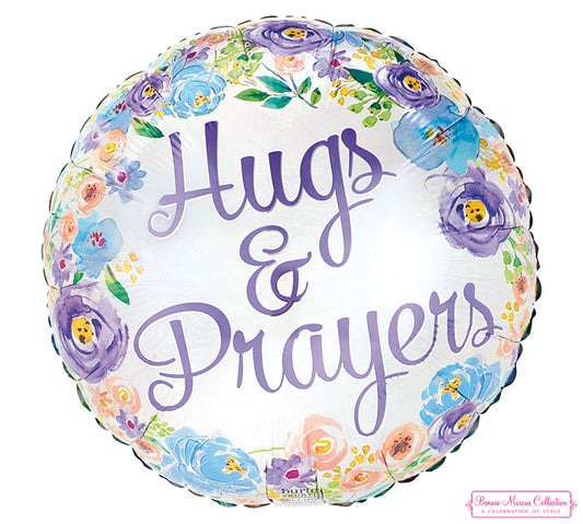Hugs and Prayers Balloon (18 Inch)