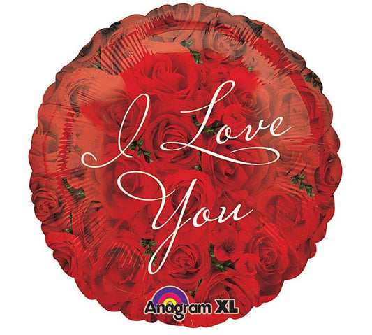 I Love You Red Roses Balloon (18 Inch)