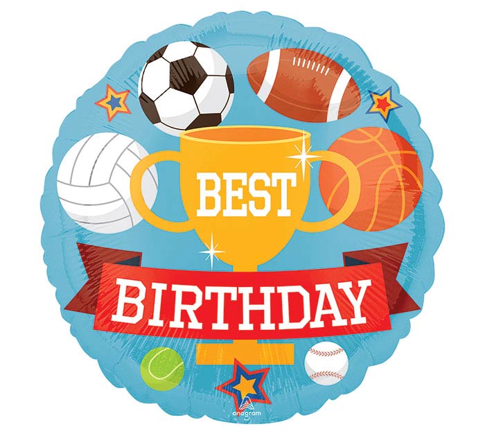 Sports Best Birthday Balloon (18 Inch)