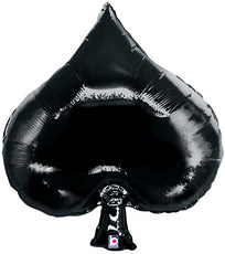 Casino Spade Symbol Balloon (34 Inch)