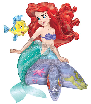 Ariel Little Mermaid Table Balloon (20 Inch)