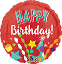 Happy Birthday Festive balloon (18 Inch)