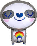 Rainbow Sloth Balloon (19 Inch)
