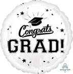 Congrats Grad! (Color Options) 18" Foil Balloon