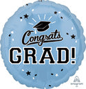 Congrats Grad! (Color Options) 18" Foil Balloon