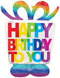 Happy Birthday To You Present Airloonz Balloon (50 Inch)