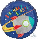 Birthday Blast Rocket Balloon (18 Inch)