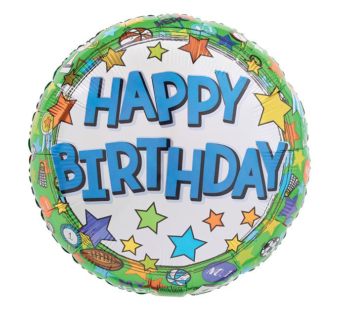 Sporty Birthday Balloon (17 Inch)