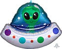 Iridescent Alien Space Ship