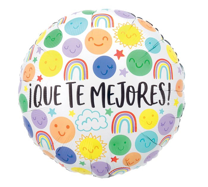 Que Te Mejores Get Well Soon Spanish Balloon (18 Inch)