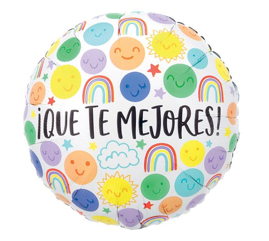Que Te Mejores Get Well Soon Spanish Balloon (18 Inch)