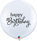 Happy Birthday Simple Printed Latex Balloon (36 Inch)