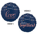 Love/Better Together Foil Balloon (18 Inch)