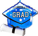 Congrats Grad True To School Grad Cap (Multiple Color Options Available)