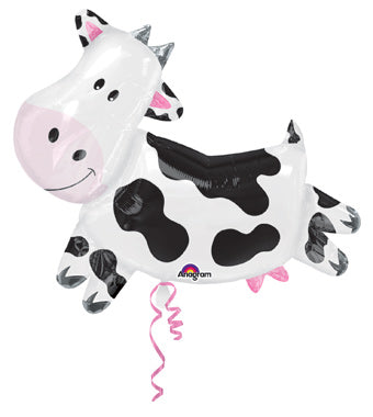 Jumping Cow Foil Balloon (30 Inch)