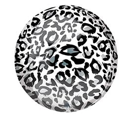 Animal Print Orbz 15" Foil Balloon
