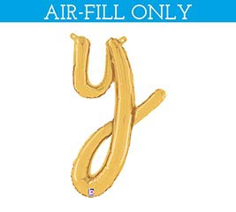 Air-Filled, Non-Floating Small Script Letters